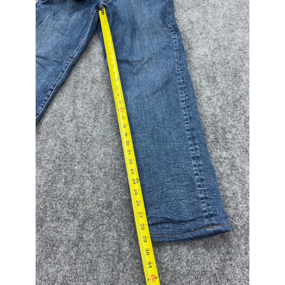 Lands End Square Rigger Flannel Lined Jeans Plaid Traditional Fit Mens 36x31 - Picture 8 of 9